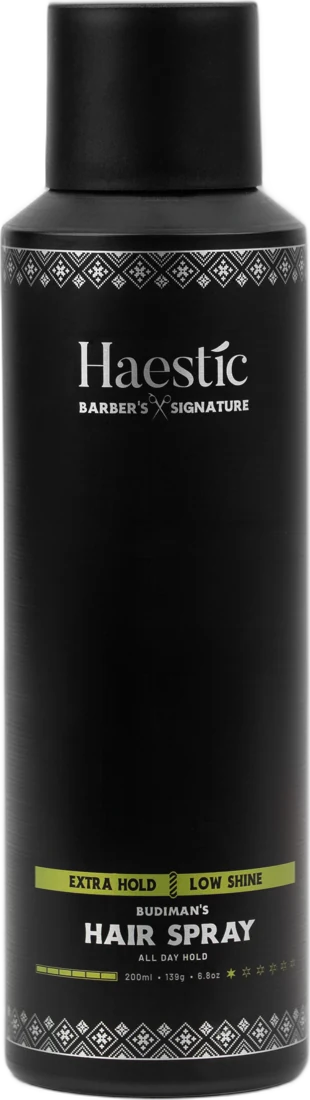 Haestic Hair Spray Mr Lestari, extra hold, low shine