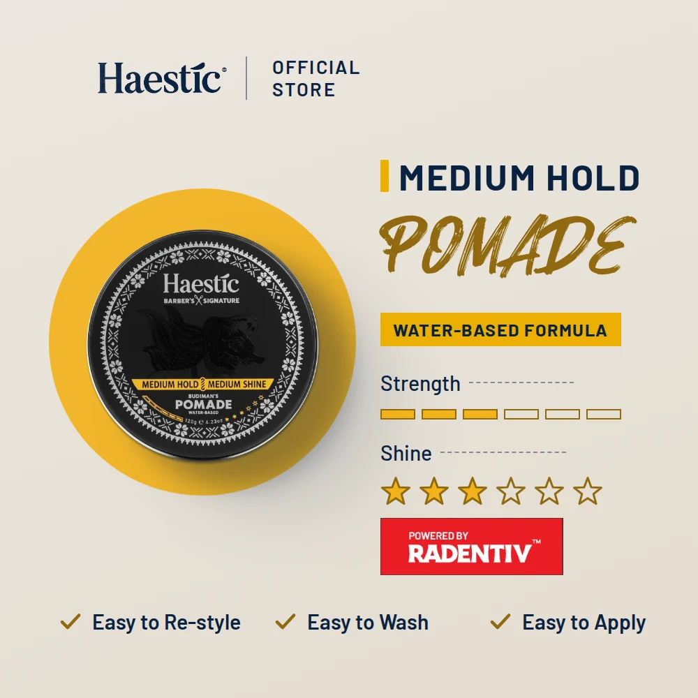 Haestic Medium Hold Pomade — image 2